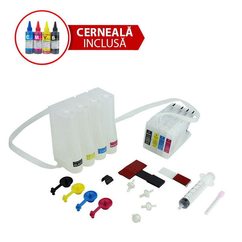 Sistem de alimentare continua CISS Brother Lc1220 Lc1240 Lc1280 fara cerneala - imagine 3